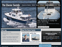 Tablet Screenshot of glaciersociety.org